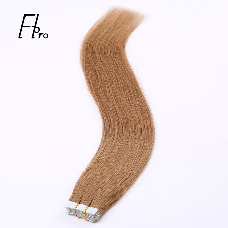 Premium Virgin Hair 18# Tape Hair Extensions Straight 18 inches